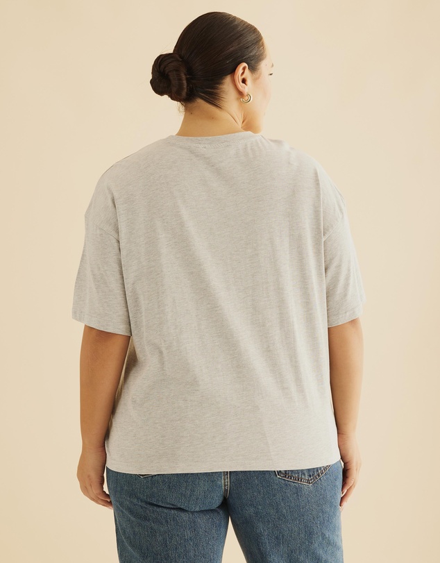 Atmos&Here Curvy - Organic Cotton Boyfriend Tee