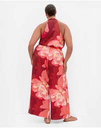 City Chic - Shania Lily Print Wide Leg Pant