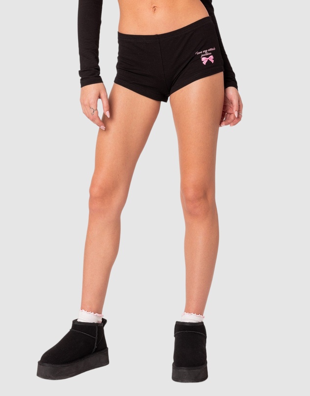 EDIKTED - Attitude Problem Micro Shorts