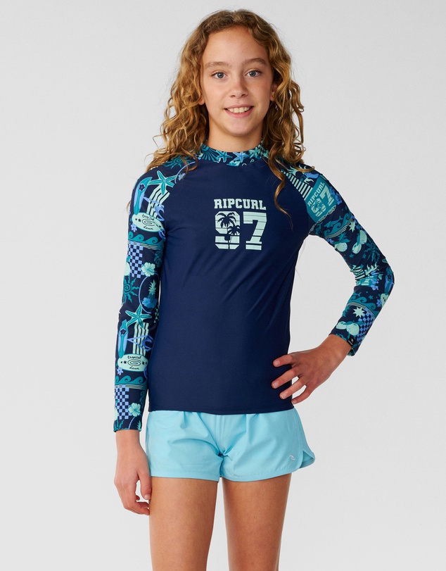 Rip Curl - Costa Del Sol LS Rash Vest - Teens