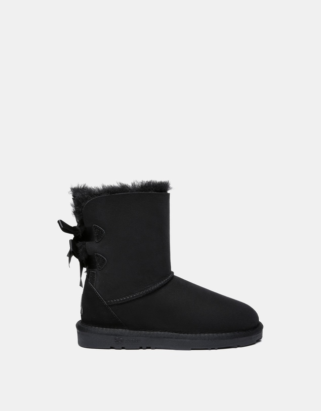 EVERAU - EverAU Ugg Short Back Bow Sheepskin Upper UGG Boots