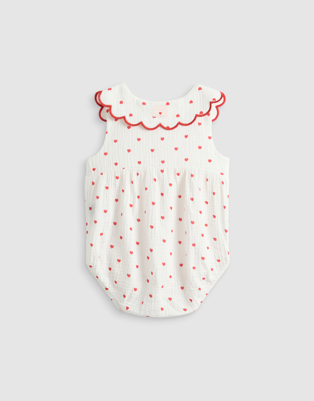 Seed Heritage - Heart Scallop Romper