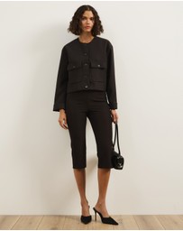 Atmos&Here - Sorelle Cropped Tailored Jacket