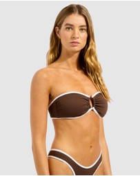 Seafolly - Beach Bound Ring Front Bandeau Bikini Top