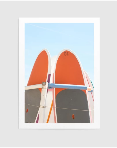 Olive et Oriel - Beach Surf No1 by Studio III Art Print