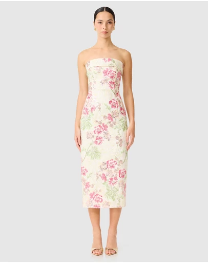 Elliatt - Greta Strapless Midi Dress