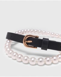 Maje - A Mix Pearl Belt