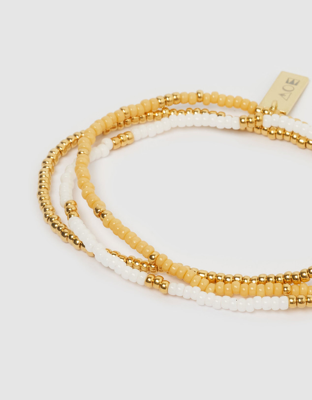 Arms Of Eve - Sunny Bracelet Set - Mango