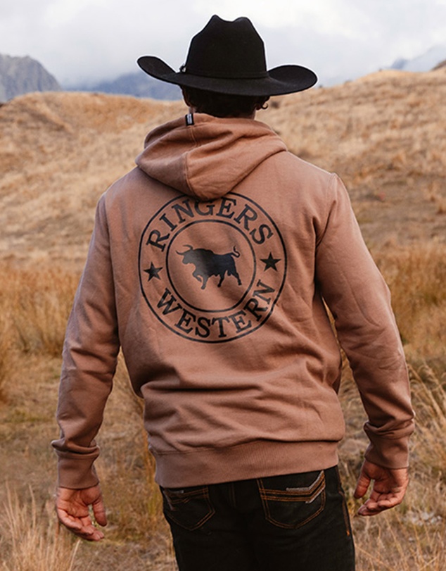 Ringers Western - Signature Bull Mens Pullover Hoodie