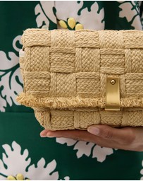 Oroton - Etta Medium Clutch Texture