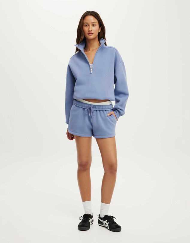 Cotton On Body Active - Plush Half Zip Sweatshirt