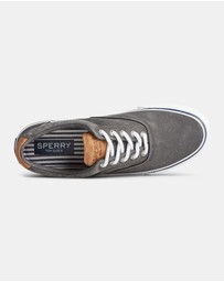 Sperry - Striper II Canvas Medium Black- Men's