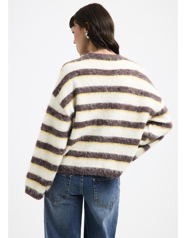 Insight - Aisha Brushed Stripe Crew Knit