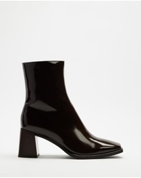 Dazie - Leonie Block Heel Ankle Boots