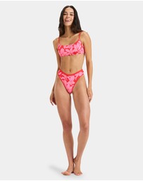 Roxy - Womens Khloe Basic Bralette Bikini Top