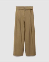 M.N.G - Paperbag Trousers With Belt