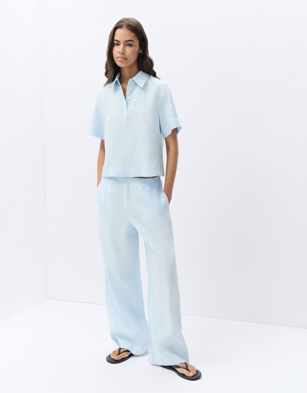 UNISON - Essential Linen Wide Leg Pant