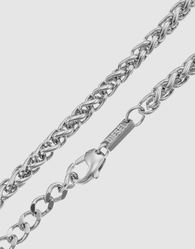 Diesel - Steel Silver Tone Necklace