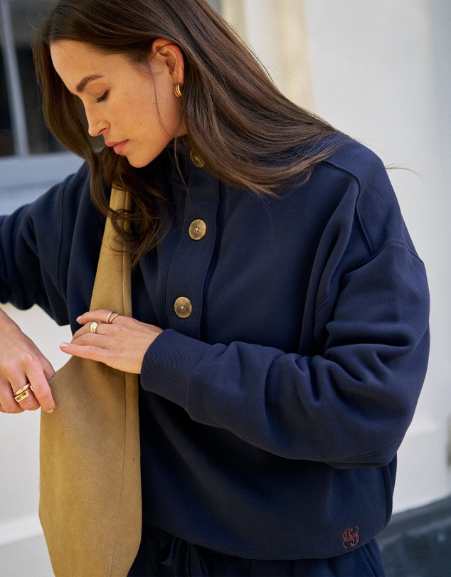 Ceres Life - Marli Button Sweat