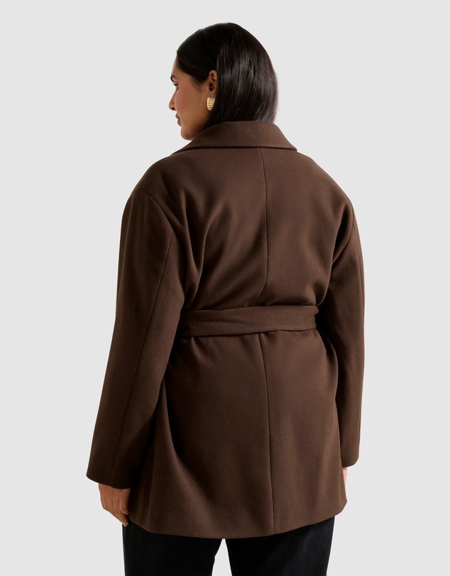 Forever New Curve - Adele Curve Wrap Coat