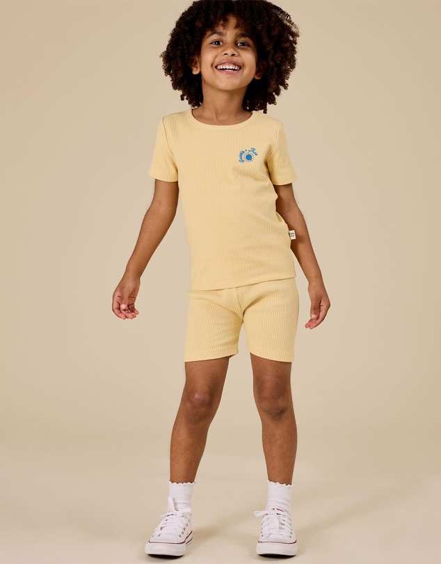 Goldie + Ace - Lara Rib Shorties - Babies-Kids