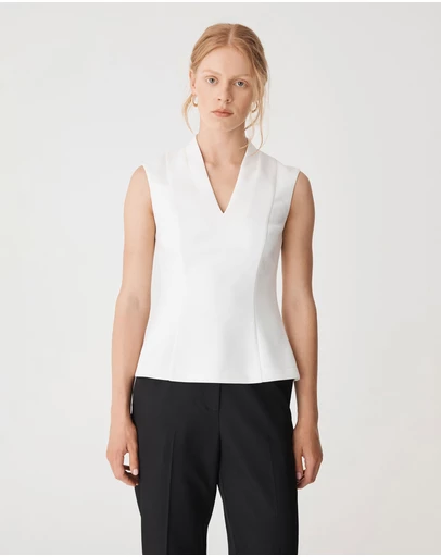 Forcast - Juno V-Neck Ponte Top