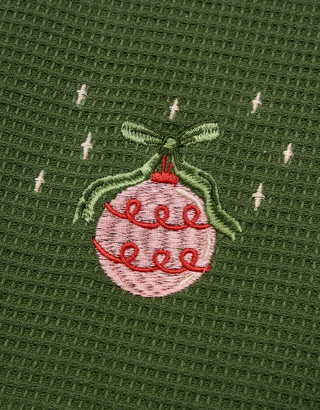 Linen House - Embroidered Tea Towel