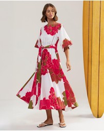 Binny - Hibiscus Midi Dress