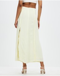 Third Form - Stroke Frill Maxi Skirt