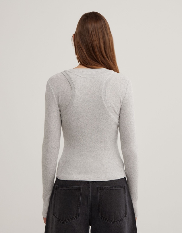 Witchery - Long Sleeve Overlay Top