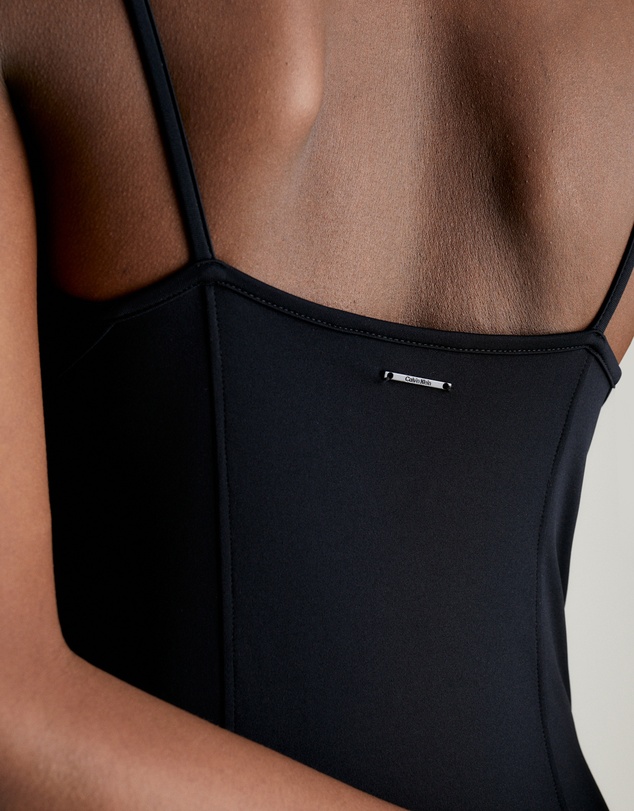 Calvin Klein - Stretch Jersey Maxi Slip Dress