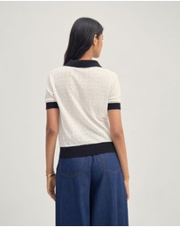 Oxford - Aimee Pointelle Polo