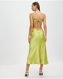 Third Form - Crush Bias Tri Midi Dress