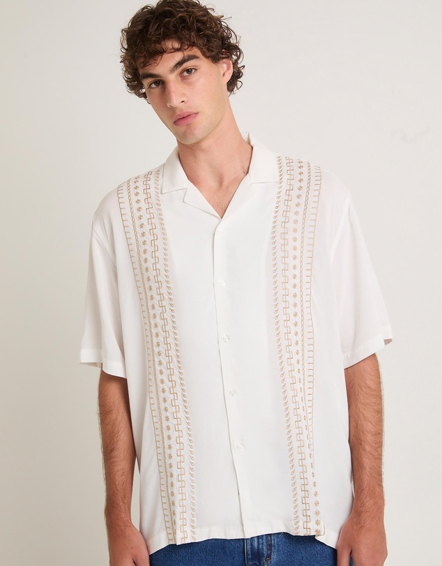 Arvust - Capri Embroidered Short Sleeve Resort Shirt