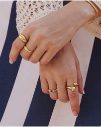 Ania Haie - Gold Bold Dome Ring