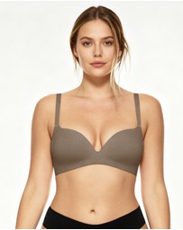 Sotto Brand - Sotto Seamless Wireless Bra Mocha