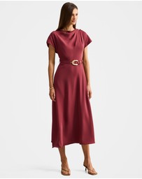 Forever New - Kylee Button Neck Dress