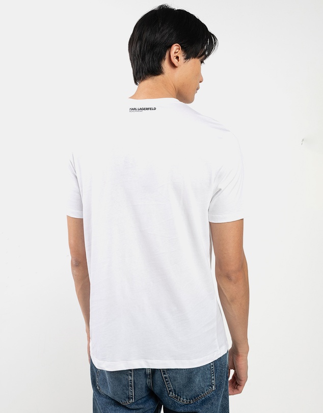 Karl Lagerfeld - Elongated Logo Graphic T-Shirt