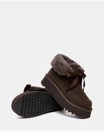 EVERAU - Australian Shepherd Ugg Cozira Cow Suede Upper UGG Boots
