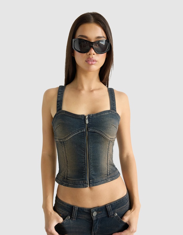 Abrand - Denim Bustier Bowie
