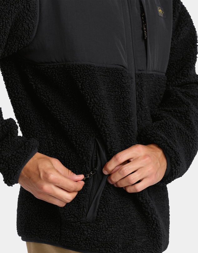 Billabong - Mens Boundary Summit Mock Neck Fleece Top