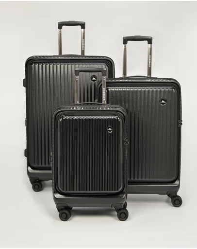 Cobb & Co - Canberra Expandable Front Opening Hardside 3 Piece Luggage Set