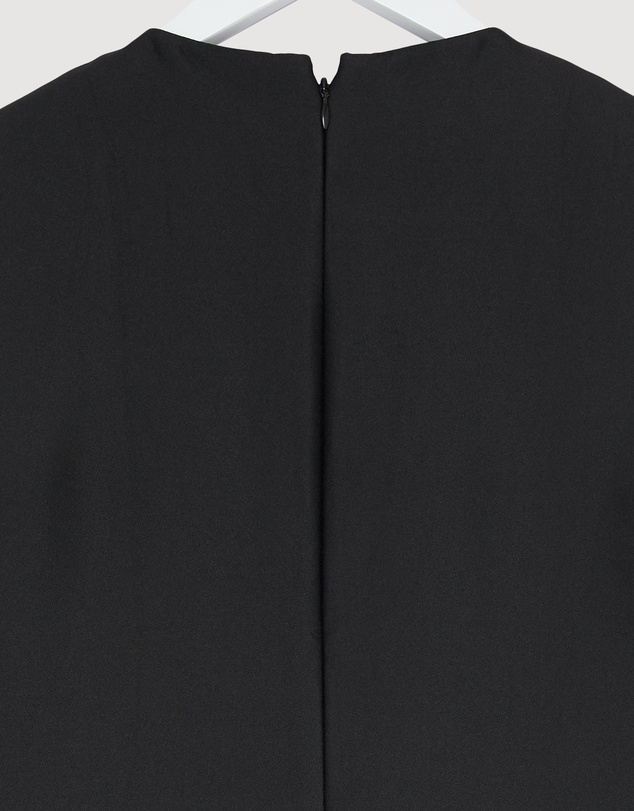 Revibe - Repaired Self Portrait Taffeta Embellished Trim Mini Dress - AU 10