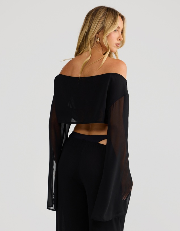Vacay Swimwear - Bella Top Black