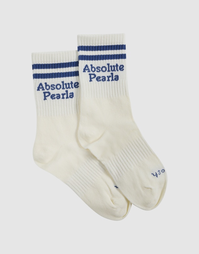Skwosh - Absolute Perla Kids Socks in Blue Stripe