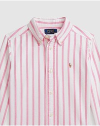 Polo Ralph Lauren - Polo Bear Cotton Oxford Shirt - ICONIC EXCLUSIVE - Kids