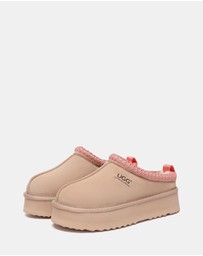 EVERAU - Australian Shepherd Ugg Tay Platform Cow Suede Upper House Shoes