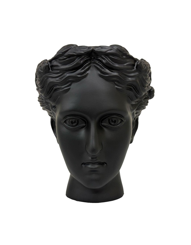 Urban Attitude - Urban Attitude Venus Head Planter - Matte Black