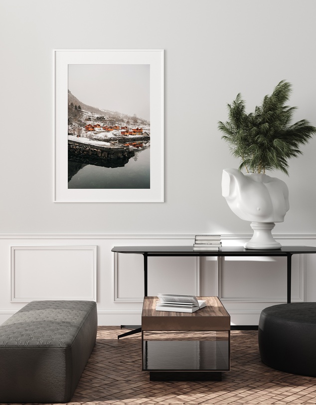 LEGGERA - Hygge Winter Cabin Print