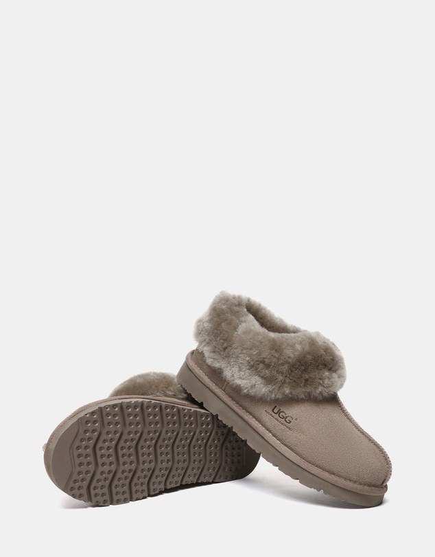 EVERAU - Australian Shepherd Ugg Homey Special Cow Suede Upper House Shoes